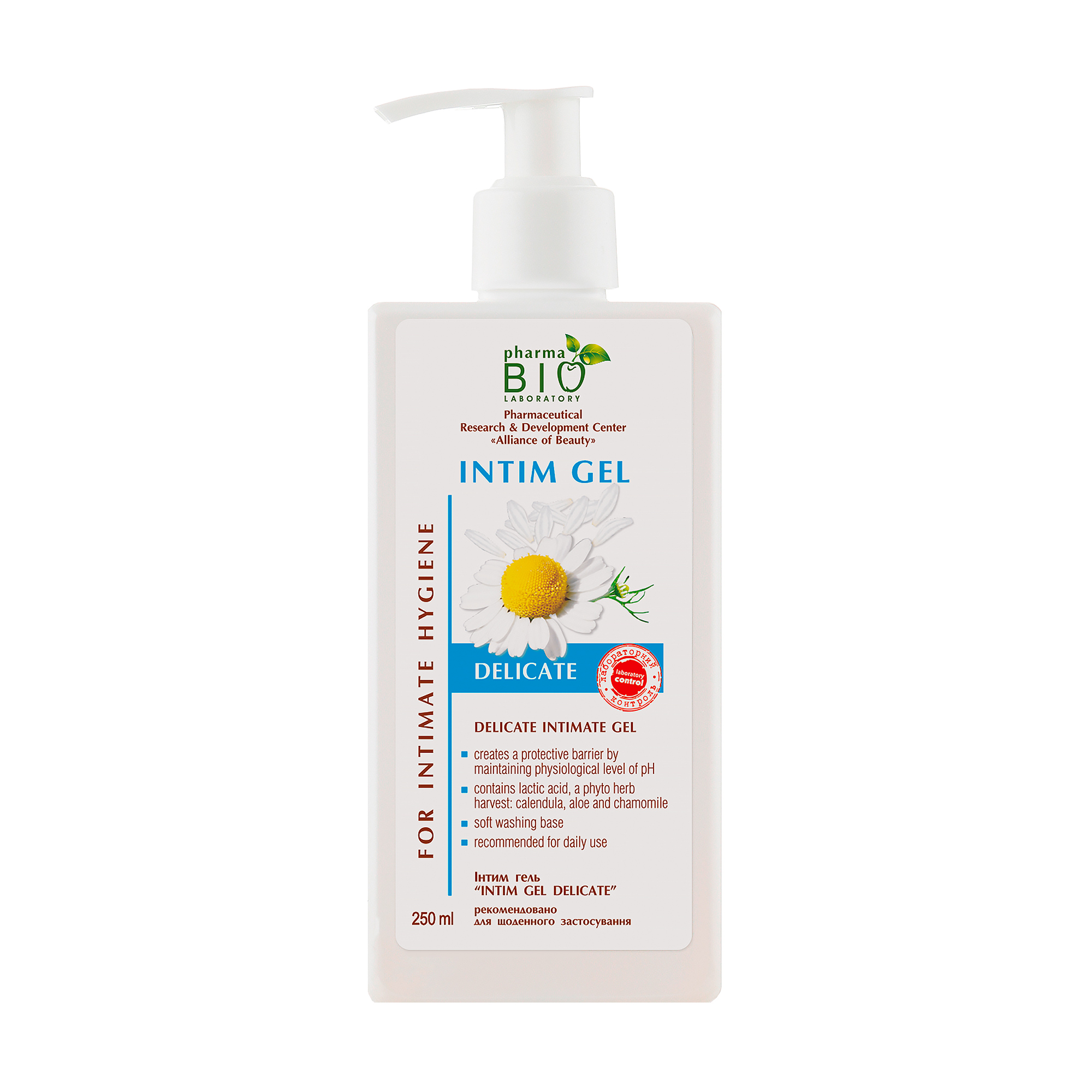 Гель для інтимної гігієни Pharma Bio Laboratory Delicate, 250 мл